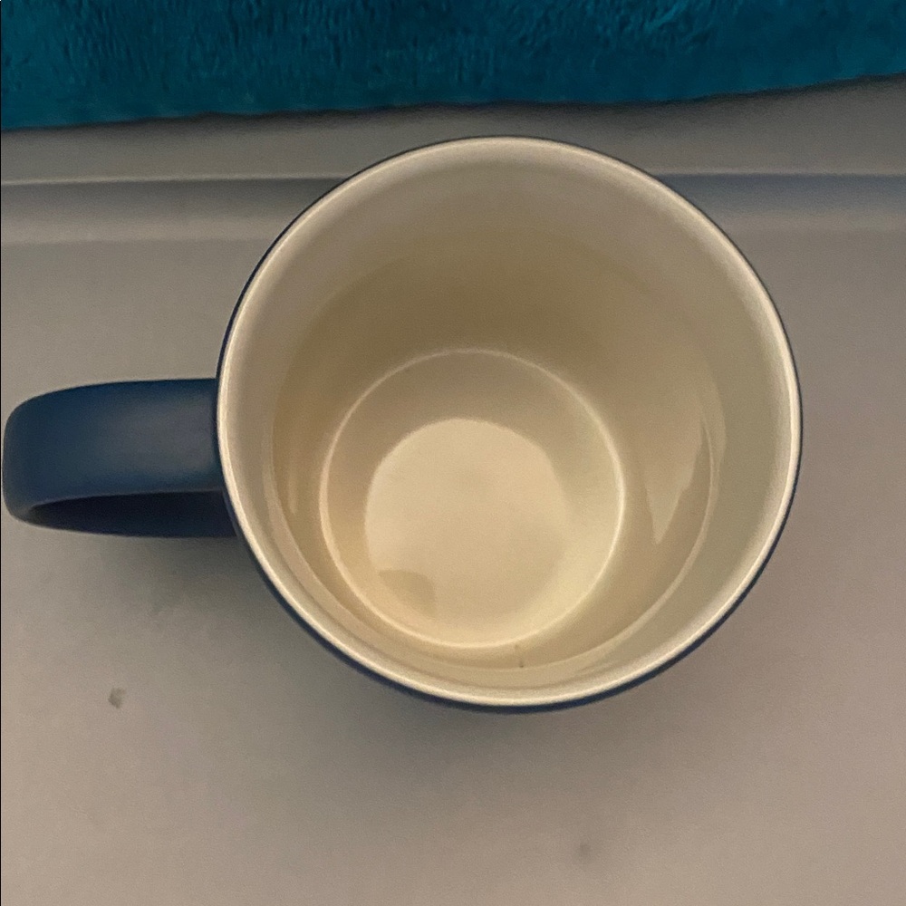 Starbucks Etched Art Siren Mermaid Wink Blue Mug Cup 2016 Anniversary Collection - Picture 3 of 4